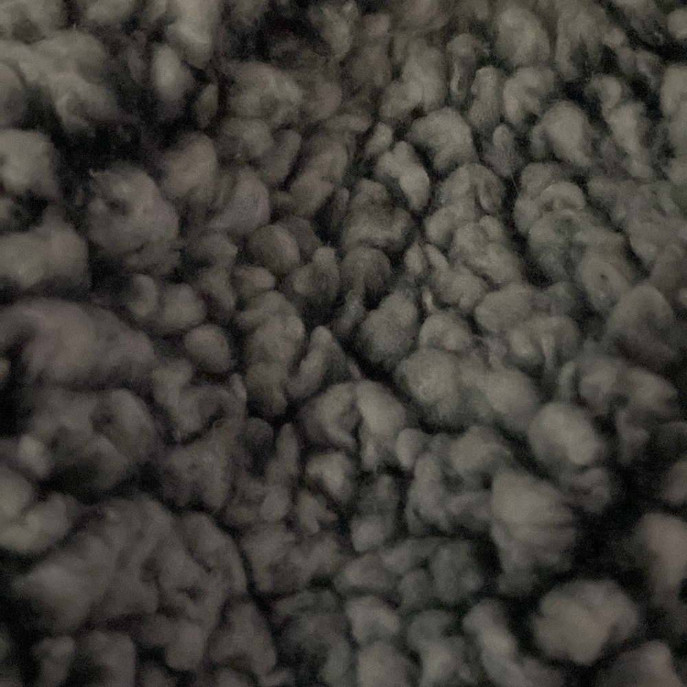 Black puffy coat with fluffy inside